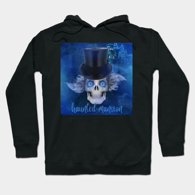 Haunted Mansion hat skull Hoodie by LAMCREART